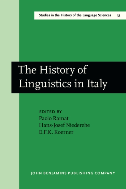 The History of Linguistics in Italy, PDF eBook