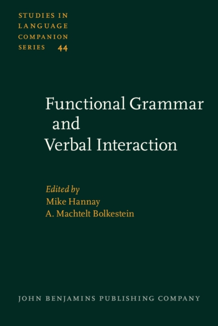 Functional Grammar and Verbal Interaction, PDF eBook