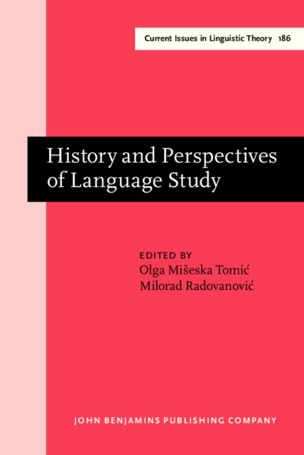 History and Perspectives of Language Study : Papers in honor of Ranko Bugarski. ., PDF eBook