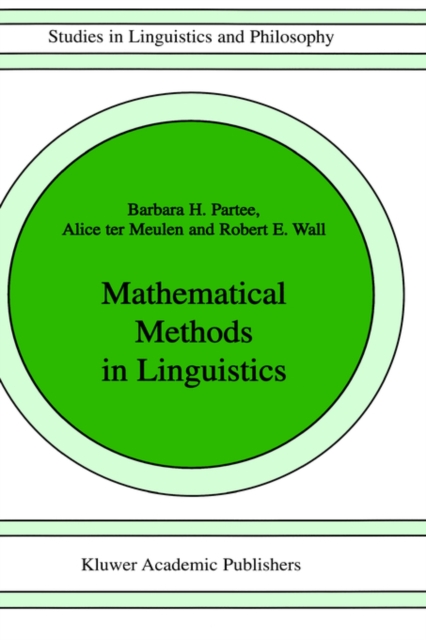 Mathematical Methods in Linguistics, Hardback Book