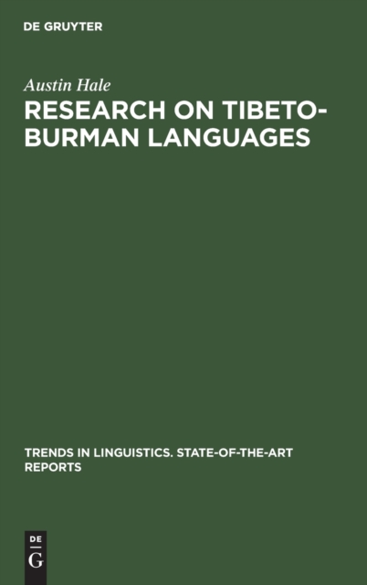 Research on Tibeto-Burman Languages, Hardback Book