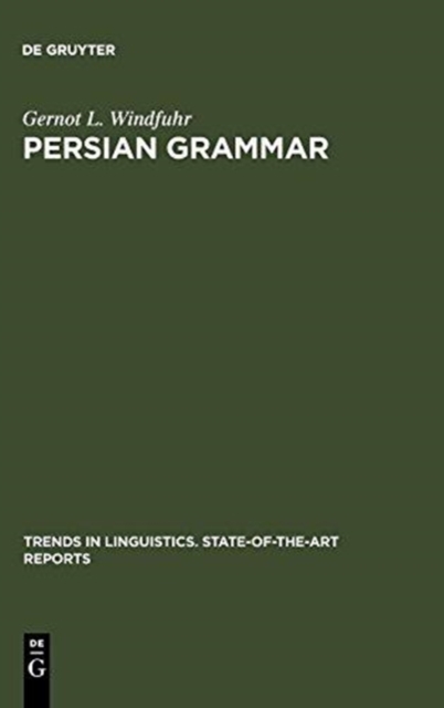 Persian Grammar : History and State of its Study, Hardback Book