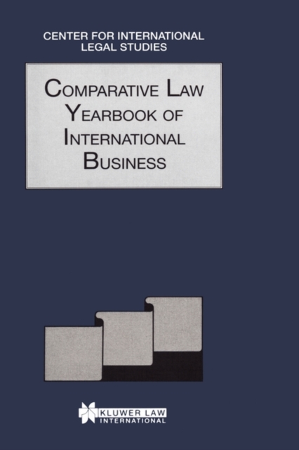 Comparative Law Yearbook Of International Business 1995, Hardback Book