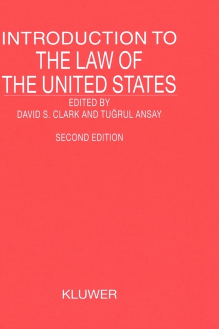 Introduction to the Law of the United States, Hardback Book