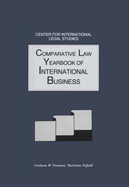 Comparative Law Yearbook of International Business, PDF eBook