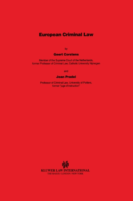 European Criminal Law, PDF eBook