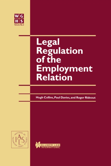 Legal Regulation of the Employment Relation, PDF eBook