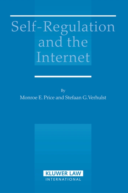 Self-Regulation and the Internet, PDF eBook