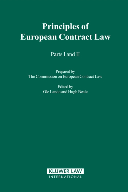 The Principles of European Contract Law, PDF eBook