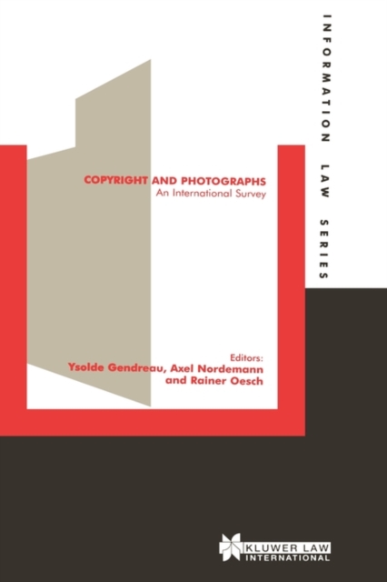 Copyright and Photographs : An International Survey, Hardback Book
