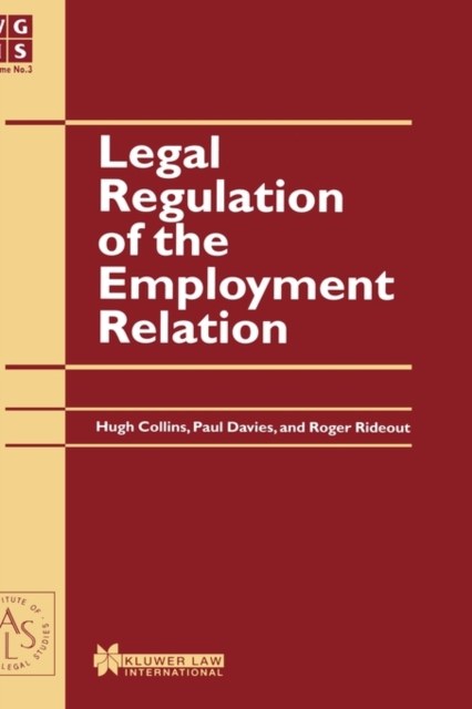 Legal Regulation of the Employment Relation, Hardback Book