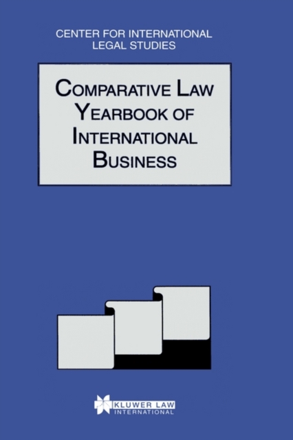 The Comparative Law Yearbook of International Business, Hardback Book