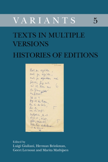 Texts in Multiple Versions - Histories of Editions, Paperback / softback Book