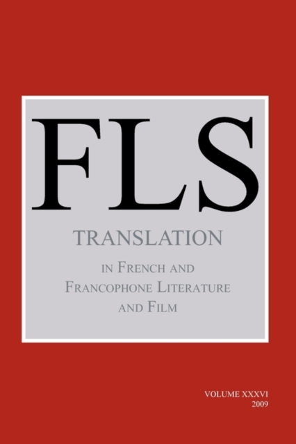 Translation in French and Francophone Literature and Film, Paperback / softback Book