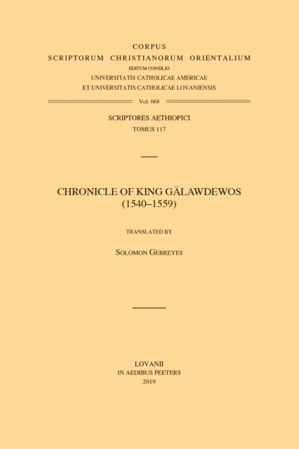 Chronicle of King Galawdewos (1540-1559). Version. English Translation, PDF eBook