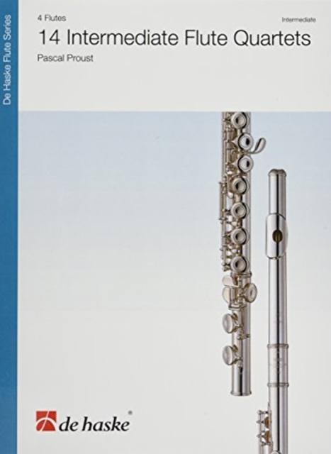 14 Intermediate Flute Quartets, Sheet music Book