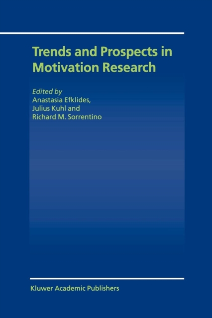 Trends and Prospects in Motivation Research, Paperback / softback Book