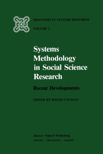 Systems Methodology in Social Science Research : Recent Developments, Paperback / softback Book