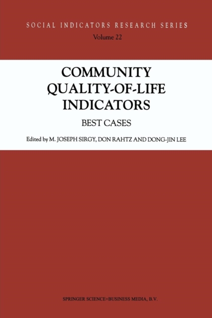 Community Quality-of-Life Indicators : Best Cases, Paperback / softback Book