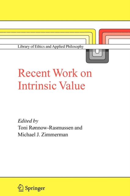 Recent Work on Intrinsic Value, Paperback / softback Book