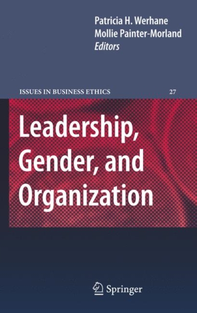 Leadership, Gender, and Organization, Hardback Book
