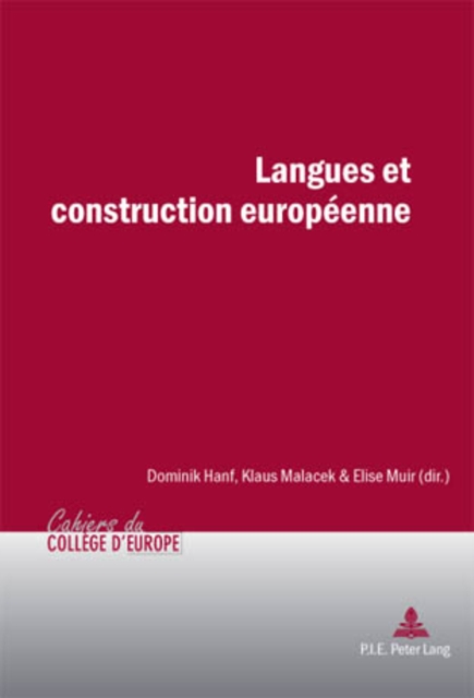 Langues et construction europeenne, Paperback / softback Book
