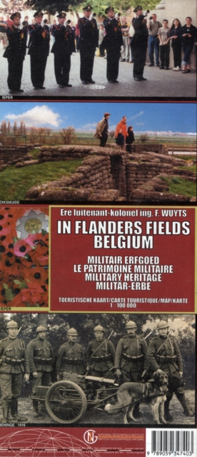 In Flanders Fields : Belgium, Sheet map, folded Book