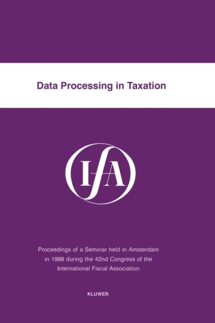 Data Processing in Taxation, Paperback / softback Book