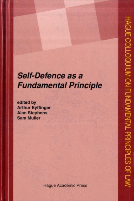 Self-Defence as a Fundamental Principle, Hardback Book