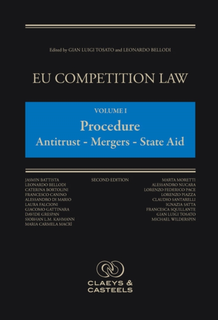 EU Competition Law, Volume I: Procedure : Antitrust - Merger - State Aid, Hardback Book