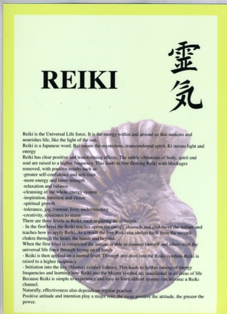 Reiki -- A4, Poster Book