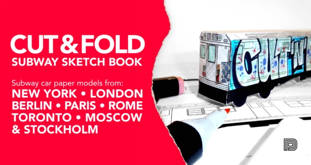 Cut And Fold Subway Sketchbook, Hardback Book