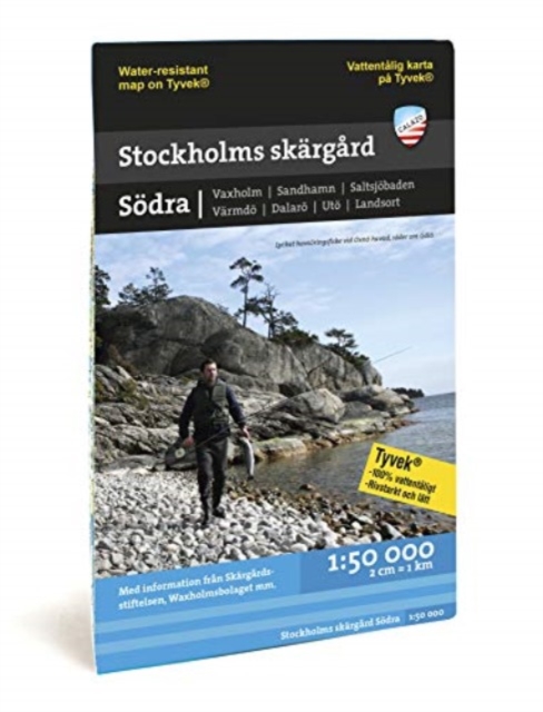 Stockholms skargard - Sodra, Sheet map, folded Book