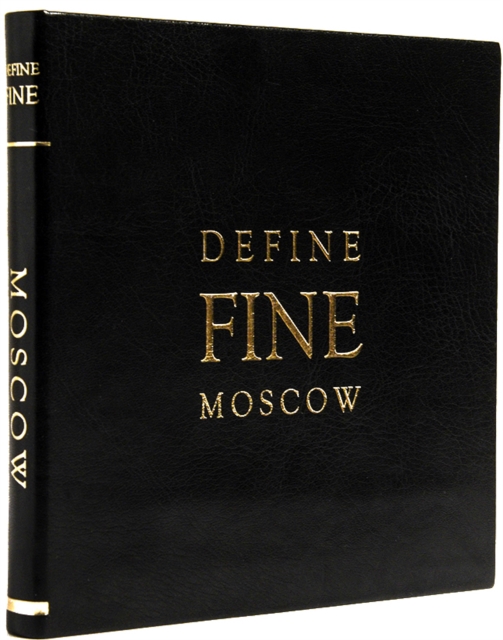 Define Fine City Guide Moscow, Leather / fine binding Book