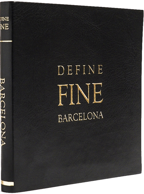 Define Fine City Guide Barcelona, Leather / fine binding Book