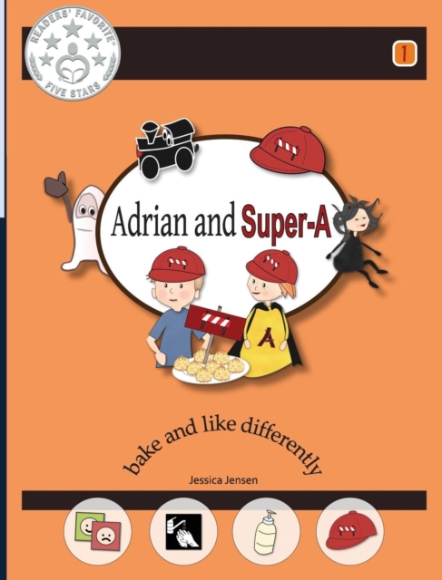 Adrian and Super-A : Bake and Like Differently, Hardback Book