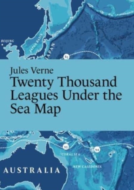Jules Verne, Twenty Thousand Leagues Under the Sea Map, Sheet map, folded Book