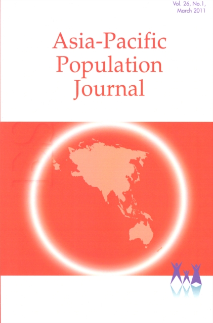 Asia-Pacific Population Journal, 2011, Volume 26, Part 1, Paperback / softback Book