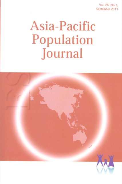 Asia-Pacific Population Journal, 2011, Volume 26, Part 3, Paperback / softback Book