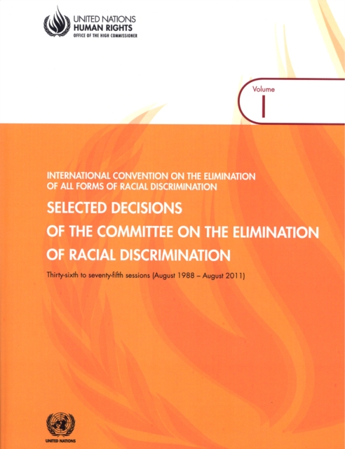 Selected decisions of the Committee on the Elimination of Racial Discrimination, Paperback / softback Book
