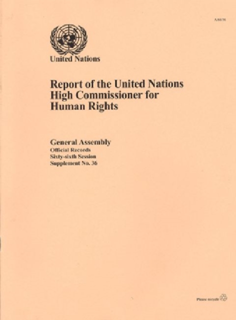 Report of the United Nations High Commissioner for Human Rights, Paperback Book