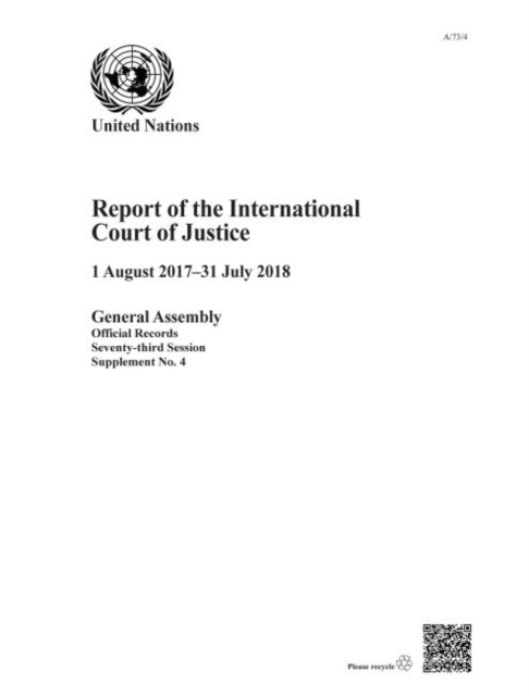 Report of the International Law Commission : 1 August 2017 - 31 July 2018, Paperback / softback Book