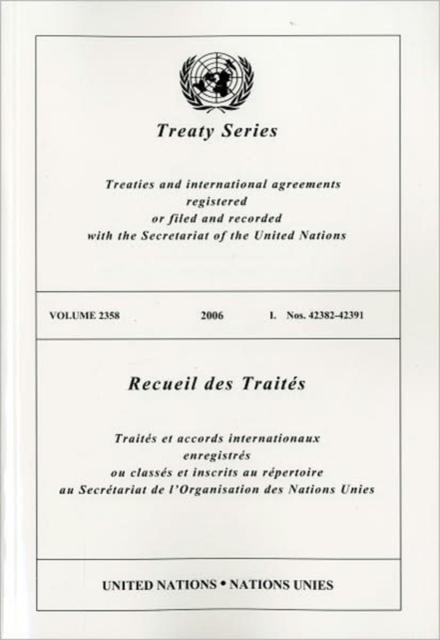 Treaty Series 2358 I : 42382-42391, Paperback / softback Book