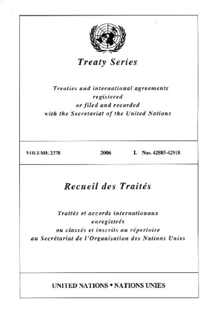 Treaty Series : Volume 2378, Paperback / softback Book