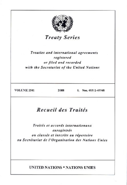 Treaty Series 2541, Paperback / softback Book