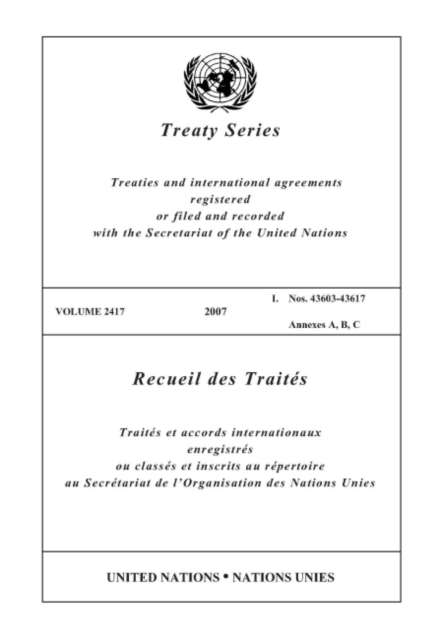 Treaty Series : Volume 2417, Paperback / softback Book