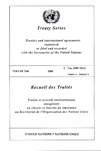 Treaty Series : Volume 2546, Paperback / softback Book