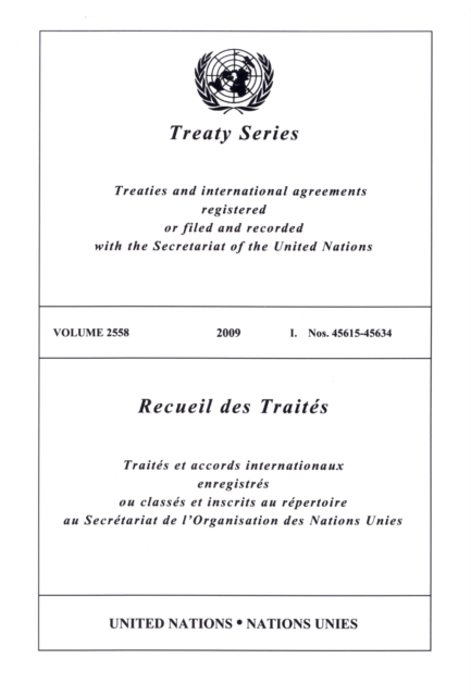 Treaty Series 2558, Paperback / softback Book