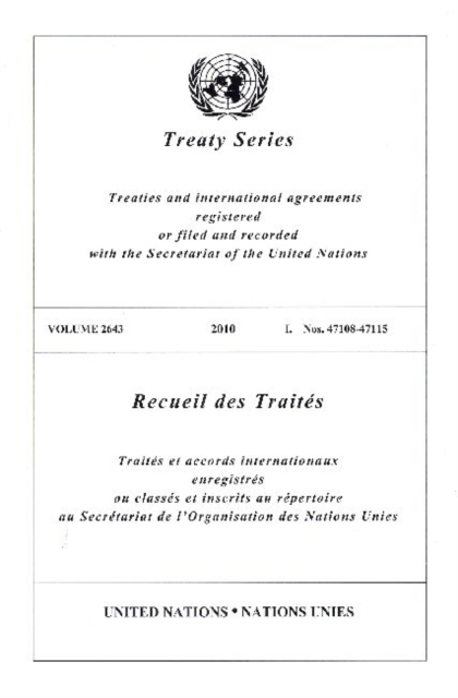 Treaty Series 2624, Paperback / softback Book