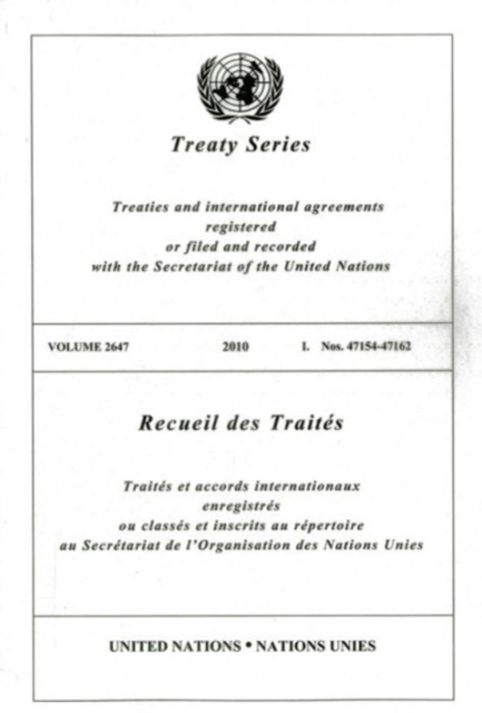 Treaty Series 2647, Paperback / softback Book